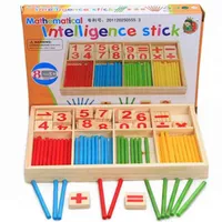 Montessori Eonal Toys Colorful Wooden Math Toys for Children Domino 3-4-5-6-7-8 Years Old Game Funny Gifts Kids 2109223006