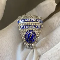 2021 Hela 2020-2021 Stanley Cup Championship Ring Tampa Bay Ring Church Men's Rings Brotherhood Ring Fan Gift Drop Shipp248i
