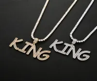 Custom Name No Baguette Letters Pendant Gold Silver Color Charm CZ Hip Hop Necklace Chain Rock Jewelry6051145