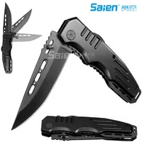 Couteau de poche pour hommes Spring Assist Polding Cverses Poches Clip - Tactical Knofe to Camping Hunting Randing Fishing Edc Survival3258