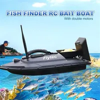 Flytec 2011-5 Tool Smart RC Bait Toy Dual Motor Finder Fish Remote Control Fishing Ship Boat T200721251F
