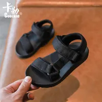 2020 Fashion New Baby Toddler Shoes Simple Open Toe Children Sandals Girls Boys Big Kids Soft Bottom Beach Shoes 1 - 12 Years1186H