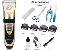 Professional Pet Cat Dog Hair Trimmer Dog Grooming Kit Rechargeable Electrical Clipper Shaver Pet Fur Nail Accessories1640143