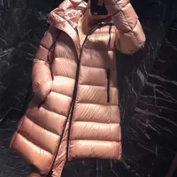 Męska i długoterminowa kurtka puffer 2022 Fashion z kapturem swobodny ciepły czarny park płaszczowy płaszcz w środkowej długości zima Jaqueta Feminina odzież wierzchnia
