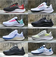 2023 NIEUWE ZOOM X PEGASUS 37 38 39TURBO SCHOENEN Nauwelijks grijs hete punch Zwart Witte sneakers Shanghai Chausures Mens Casual Running Shoes
