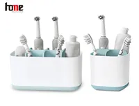 電動歯ブラシホルダーストレージ歯磨き粉スタンドプラスチック容器メイクアップケースシェービングブラシバスルームオーガナイザーアクセサリー2104803009