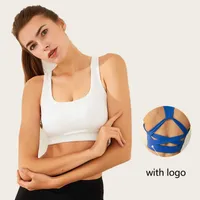 LL New Sling Tube Top Ladies Sexy Sports Bra Yoga Vest High Strackproof Hollow Out Fitness Inteld Lu-18616