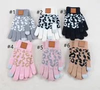 Women Sports Gloves Skiing Warm Winter Knitted Gloves Five Finger Glove