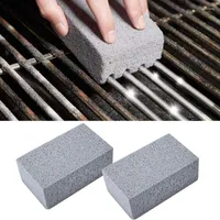 Narzędzia BBQ Grill Clear Brick Brick Bilk Kamienna Kamień Gadżety Magiczne zmywanie gąbki do czyszczenia Melamine Gumer Melamine