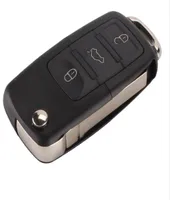 3 button Folding Car Remote Flip Key Shell Case Fob For VW Passat Polo Golf Touran Bora Ibiza Leon Octavia Fabia6814333