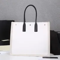 Luxury designer Women Rive Gauche Tote Bag Classic Linen leather bags Totes Wallets for Womens Shoulder Handbags fashion shopping 2819
