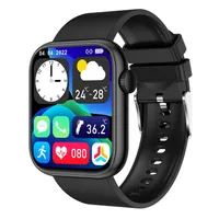 Smart Watches Men Women HD Full Touch 1,85 Groot scherm Smartwatch Body Temperatuur Pols Riem Bluetooth Call Smart Watch voor Android