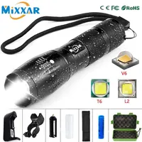 Q250 TL360 8000 LM T6 V6 L2 bike bicycle light 18650 rechargeable bike flash head cycling front for 220210307M