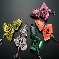 20pc Lot Fishing Lure Plastic Crankbaits Frog Lures Floating Soft Tackle Baits 12 2g Mixed colors New209J