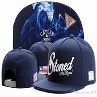 Nuevos hijos de moda Cayler Stoned no estúpidos gorros de béisbol Snapback Hats Casquettes Chapeu Sunbonnet Captura deportiva para hombre Hip Hop200T