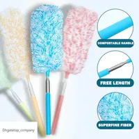 New Microfiber Duster Brush Extendable Hand Dust Cleaner Anti Dusting Brush Home Air-condition Car Furniture Cleaning Tools