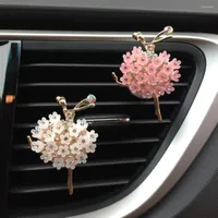 Diamond Ballet Girl Car Air Vent Perfym Solid Fragrance Arom Diffuser Auto Outlet Freshener Car-Styling