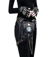 Tabeczki talii unisex steampunk torba parowa punkowa retro rock gotyckie gotyckie pakiety na ramiona wiktoriańska łańcuch nogawki nogawki 22226853