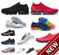 2023 Top High Basketball shoesVapor Knit max 2.0 Volt Fly 1.0 Mens rUNNINGs Shoes Sneakers Black White Women Breathable