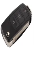3 button Folding Car Remote Flip Key Shell Case Fob For VW Passat Polo Golf Touran Bora Ibiza Leon Octavia Fabia6960180