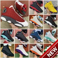 2023 Top High Basketball Shoes13S Jumpman 13 Flint Outdoor Shoes Mens Womens Lucky Green Soar Playground Lakers Sports S