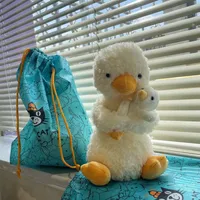 9 5 24cm Jellycat Huddle Duck Plux en peluche Animal avec sac d'origine262a