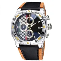 Mens Sport Watch Montre de Luxe Luxury Wristwatches Japan Quartz Movement Chronograph Black Face Orologio di Lusso Fashions Watches for2766