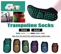 Antislip Sports Socks Çocuklar Oyun Alanı Trambolin Yastık Yetişkin Yoga Bandajları Pilates Balesi İyi Kavrama Nonsip WK1253296141