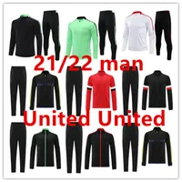 M￤nner 2021 2022 Greenwood United Sancho Soccer Tarcksuit Fu￟balljacke 21 22 Camiseta de Futbol Maillot De Foot Man Soccer Trainin283a
