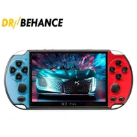 X7 Plus Game Console Portable Camera MP5 HD Movies Double Rocker 8G Video Music LCD Rechargeable Handheld FC GBA MD CPS PAP PXP3182j