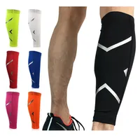 New Antiskid Sports Compression Leg Sleeve Basketball Football Calf Support Running Shin Guard Cycling Leg Warmers UV Protection232c