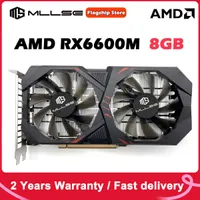 MLLSE AMD RADEON RX 6600M 8GB CARTA DE VÍDEO GPU GDDR6 128BIT 7NM RX6600M 8G CARTA GRÁFICO Suporte