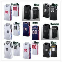 Men Women Youth Brooklyn''Nets''Custom 7 Kevin Durant 11 Kyrie Irving 30 Seth Curry 1 T.J. Warren 10 Ben Simmons Basketball Jerseys