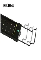 Nicrew uzatılabilir LED Akvaryum Işık Aksesuar Braketi Ayarlanabilir Paslanmaz Çelik Montaj Bacakları LED için Stand Lamba Braketi