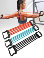 Resistance Bands Multifunctional Adjustable Chest Expander Puller Yoga Fitness Band Rope Muscle Hand Exerciser Training ToolResist2338668