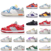 Og Retro Skate Dunks Low Running Shoes Lot The 01-50 Dunled University Blue Green Yellow Offs White Men Women Trainers Sneakers with box