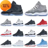 OG Gym Red Jumpman Xi 11 Chaussures pour les enfants Bred Space Jam Kids Basketball Sneaker Concord Gamm Blue Cherry 25th Anniversary Baby Infant 11s Shoe