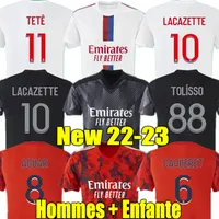 Olympique Lyonnais 20 21 MAILLT de Foot Fussball Jersey 2020 2021 Lyon Maillot de Football Hemd TRAORE MEMPHIS Männer Kids Kits