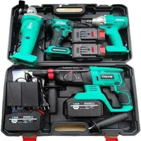 Electric Drill Fourpiece Brushless Hammer Pick Lithium Battery Rechargeble Power Tool 220930214Y