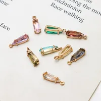 Bunte Kristall Wasserdrop -Zauberanhänger für Schmuck Herstellung von DIY -Ohrringen Halskette Fashionjewelry Accessoires 230 W2