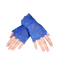 Cinq doigts Gants Summer Femmes Rose Lace Lace UV Suncreen Sun Sunless Cabinet Up Up Tattoo Driving Mitten Touch Screen Cycling Glove Glove O46 J221031