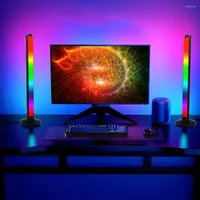 Nachtlichten RGB Muziek Geluidsregeling LED LICHT PACK -UP LAMP RITME RITME KLEURMIMMICT VOOR DE Desktop Woonkamer Sfeer
