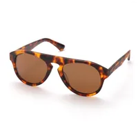 Sunglasses Eyedventure Women's Wide Oval Cateye Men's Retro Keyhole Sun Glasses Rx-Able Acetate Polarized UV400