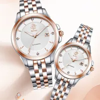Orologi da polso orologi coppie abbinano uomini e donne coppie orologi automatici regali di nozze di lusso meccanico parejas regalos 221031