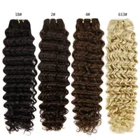 Coiffes Bhf mettant en évidence les paquets d'onde profonde Extensions de cheveux humains ombre P427 Brésilien Deep Wave Packs Remy Hair naturel 221031