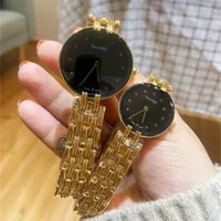 Wristwatches زوج الزوجين للرجال الفولاذ المقاوم للصدأ هدية عمل بسيطة للعشاق شركة طويلة الأجل 221031
