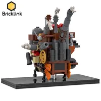 Blocks Bricklink Creative Expert Architecture City House Movie Giappone Anime Figure Howl Moving Castle Modular Building Buildings Toys T221101