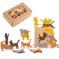 Blokkeert Montessori stapelen houten speelgoed katalancing games educatieve puzzel voor kinderen thuisdecoraties Desktop 221101