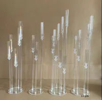 Decorazione Nuova tavolo da matrimonio in cristallo acrilico all'ingrosso Pieni centrali del lampadario per decorazione imake