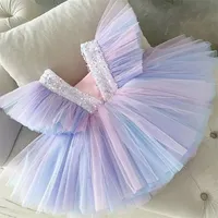 Sukienki dla dziewczyn dziewczyny marszczone sukienki księżniczki do dzieci ślub elegancka impreza tutu suknia balowa dzieci urodziny konkurs